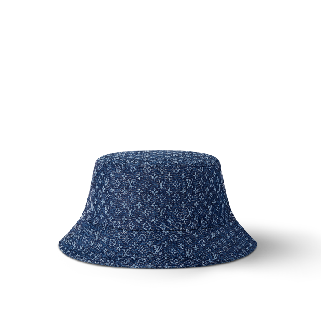ルイヴィトン M7705M デニム バケットハット エブリデイ リバーシブル Everyday Reversible Bucket Hat S00 - Men - Accessories